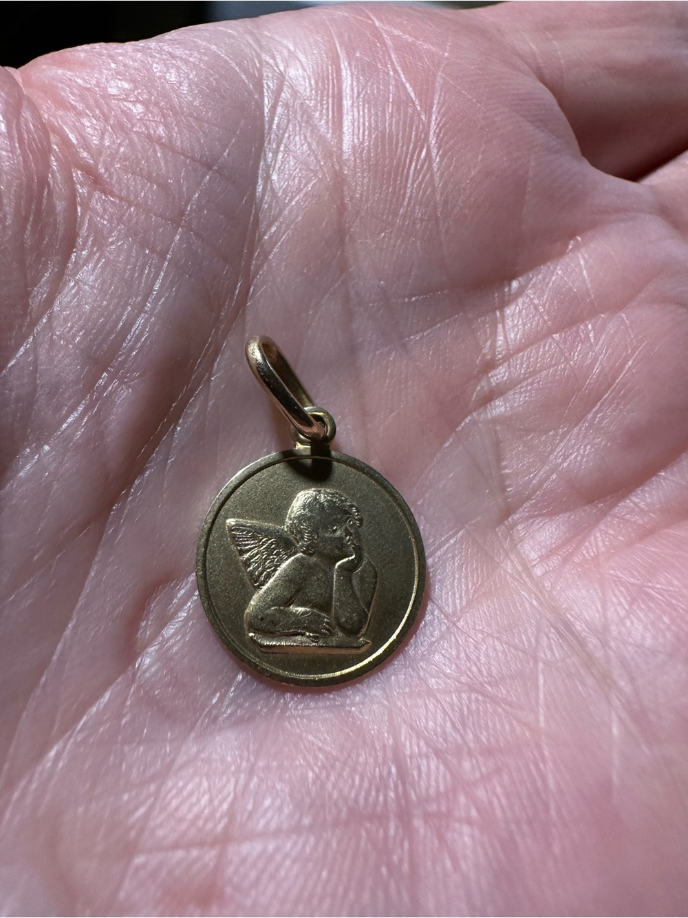 14 karat Gold Angel Pendant  - Women's Jewelry